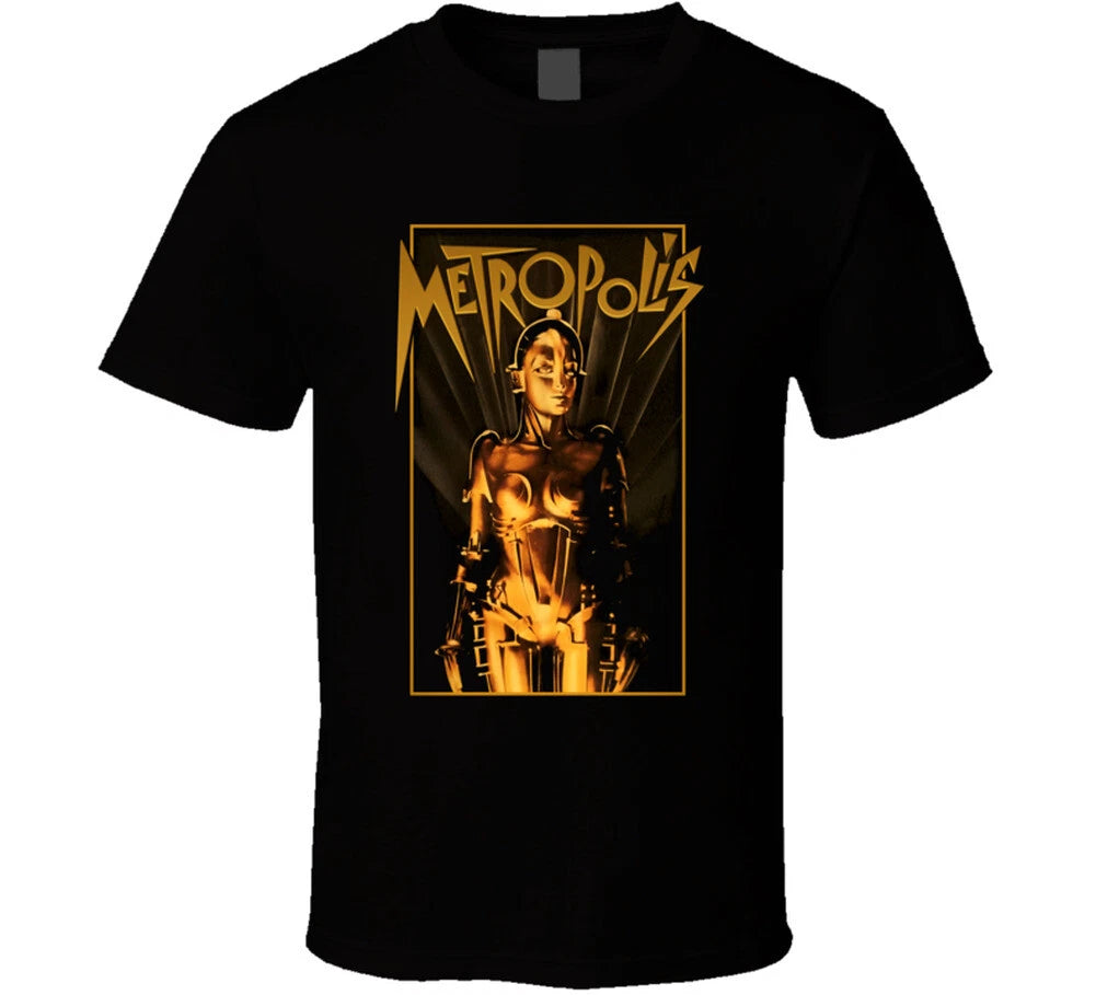 Metropolis, T-shirt, Silent, Film, Fritz Lang, Science, Fiction, Art Deco