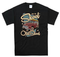 Morris Minor Traveller T Shirt Classic Retro Design No Skool Like Old Skool