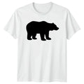 Black Bear Silhouette Wildlife Camping T-Shirt Bear Lovers Wildlife Outdoors