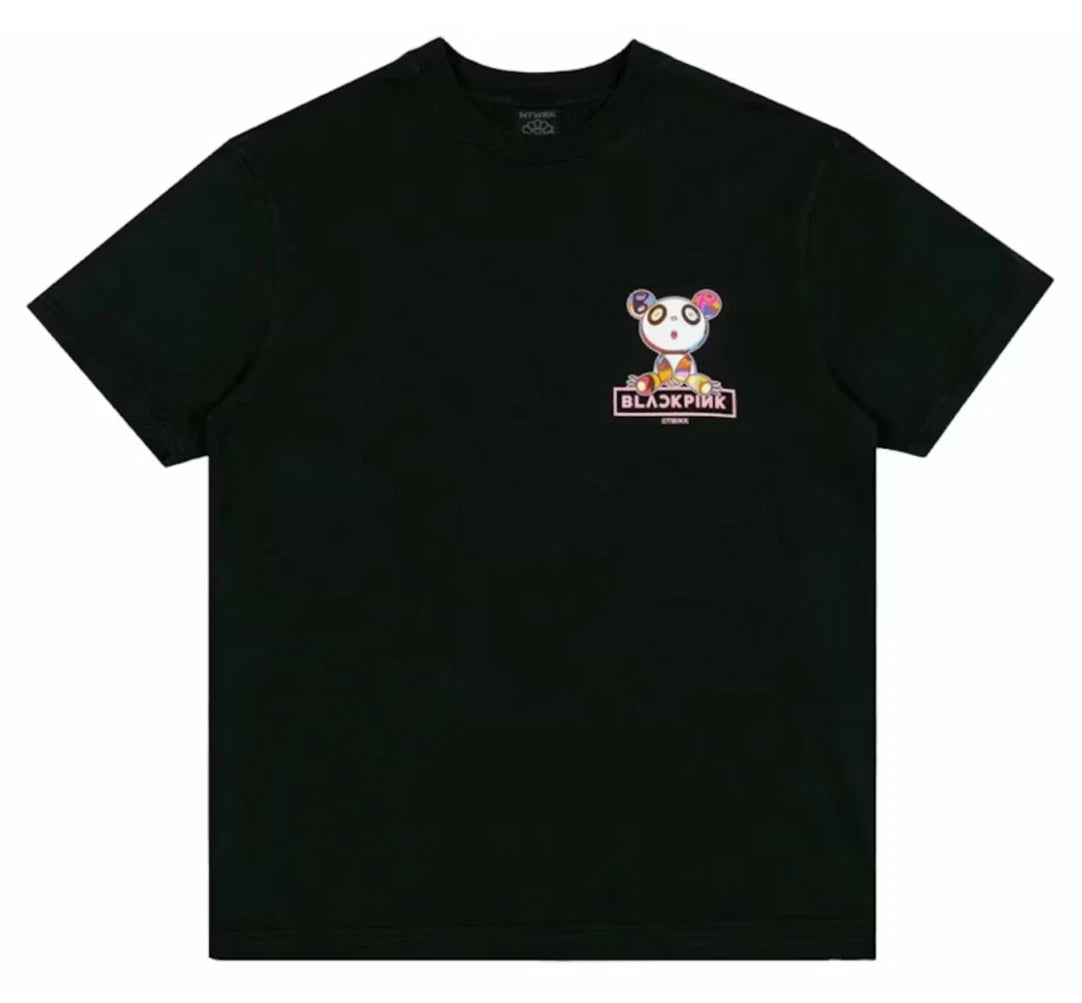 BLACKPINK x Takashi Murakami Signature Tee T-Shirt Black Unisex - XL