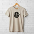 Personalised Retro T-Shirt - 60's Psych, Custom Circle Logo, Various Colours