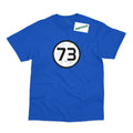 Sheldon Cooper 73 Perfect Number Inspired by Big Bang Theory Printed T-Shirt