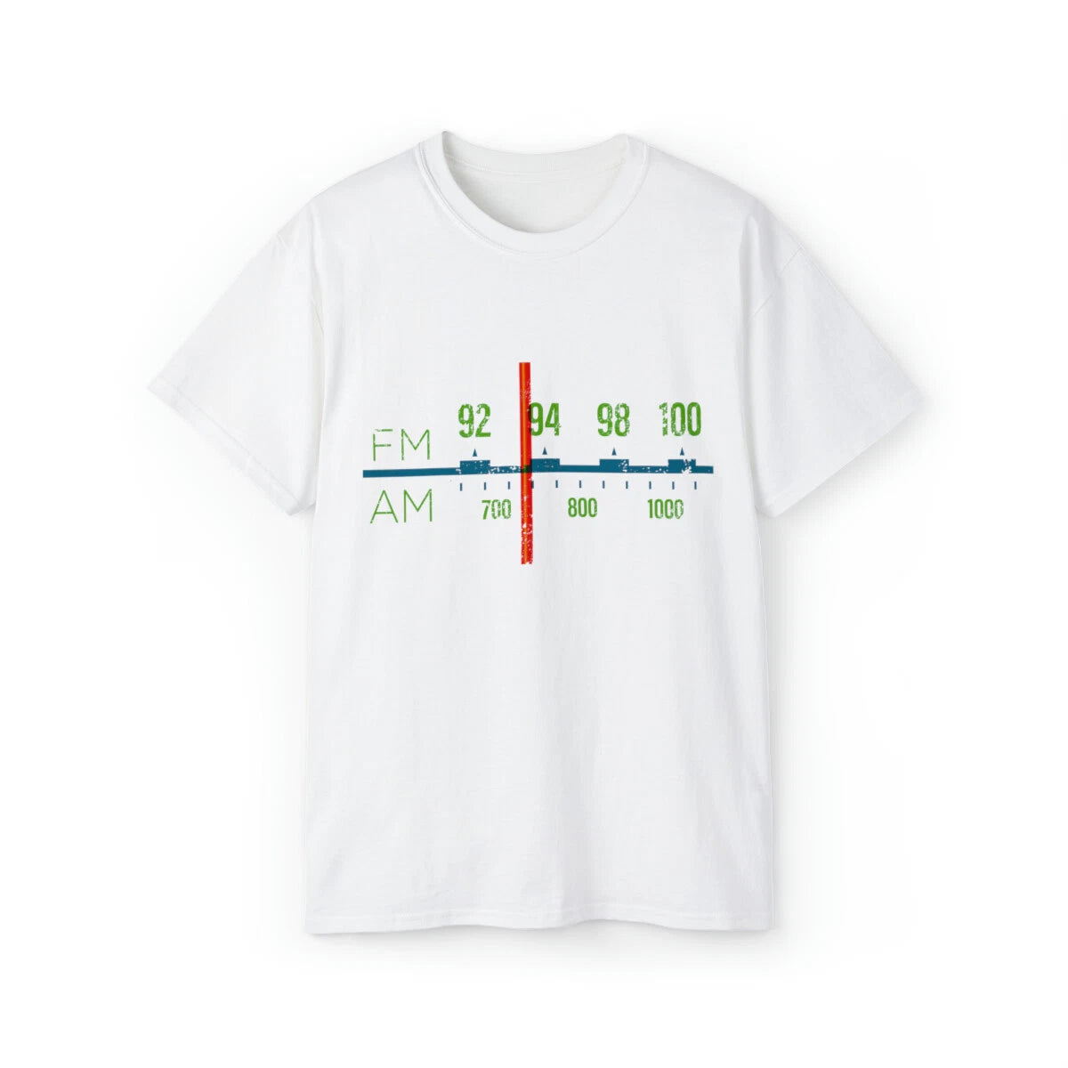 "Vintage Radio Dial" T-Shirt - A Nostalgic Tribute to AM/FM Tuning