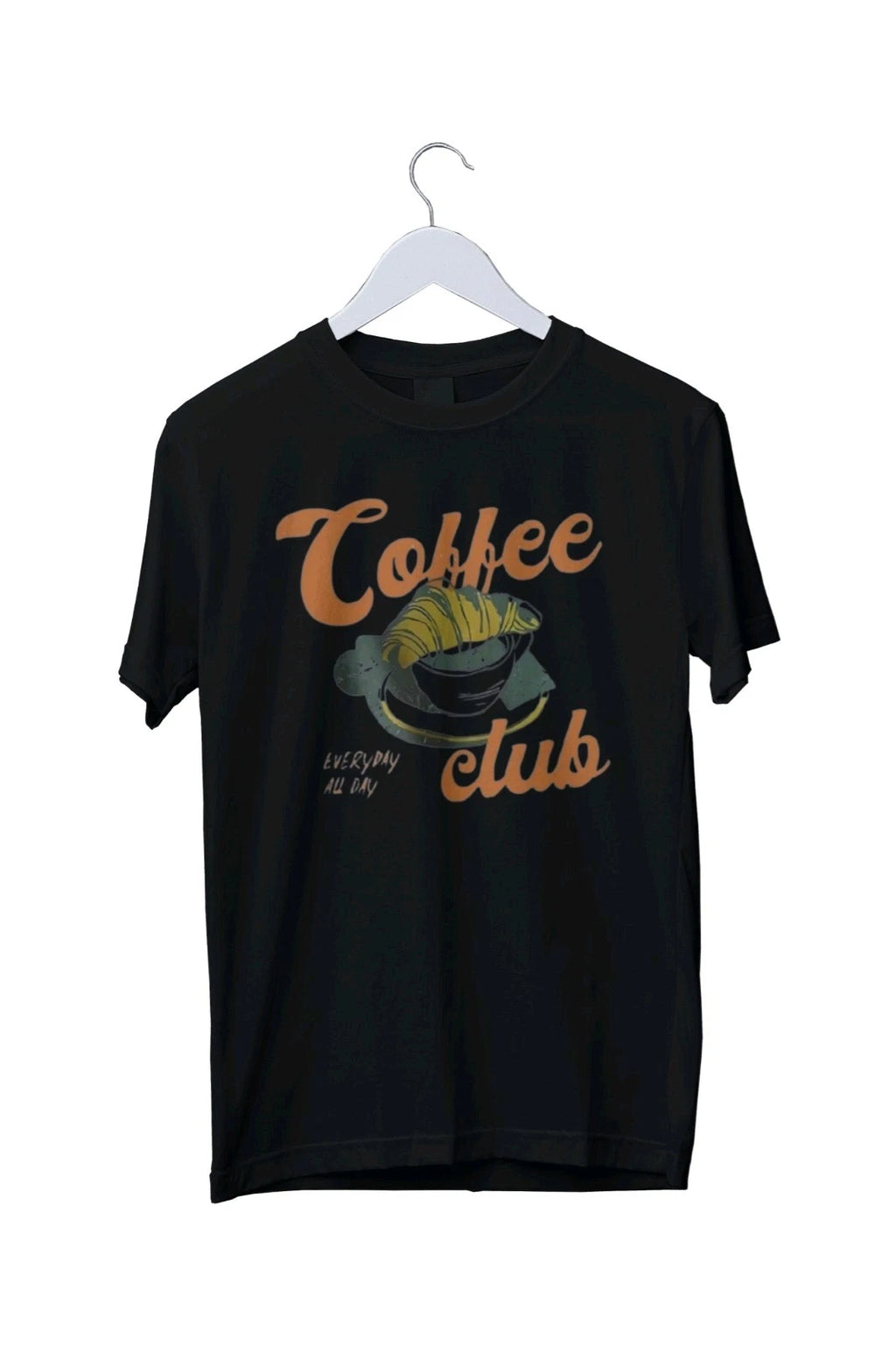 Coffee Club Graphic Print Mens Unisex T-Shirt S M L XL 2 3 4 XL