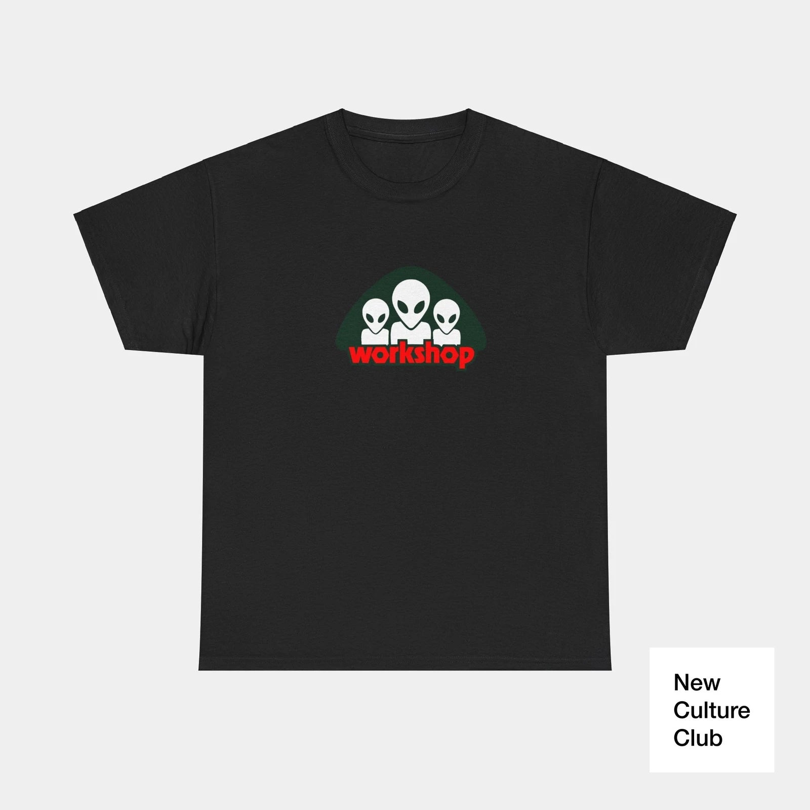 Alien Workshop 3 Aliens Black Retro Skateboarding T Shirt Design
