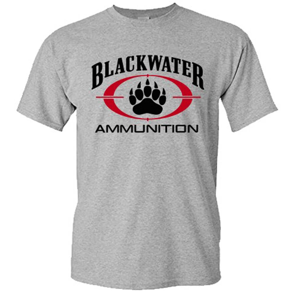 Blackwater Ammunition Academy Guns Firearms Men's Gray S-5XL