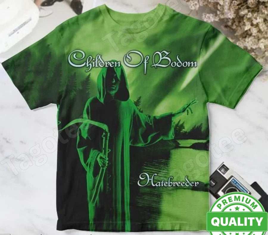 Children Of Bodom Hatebreeder Album 3D AOP Shirt Unisex S-6XL 1P1363