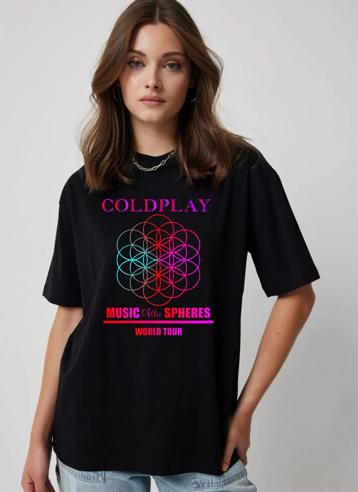 Cold Play Tshirt, Music Of The Spheres Shirt, Concert Outfit Tee Top