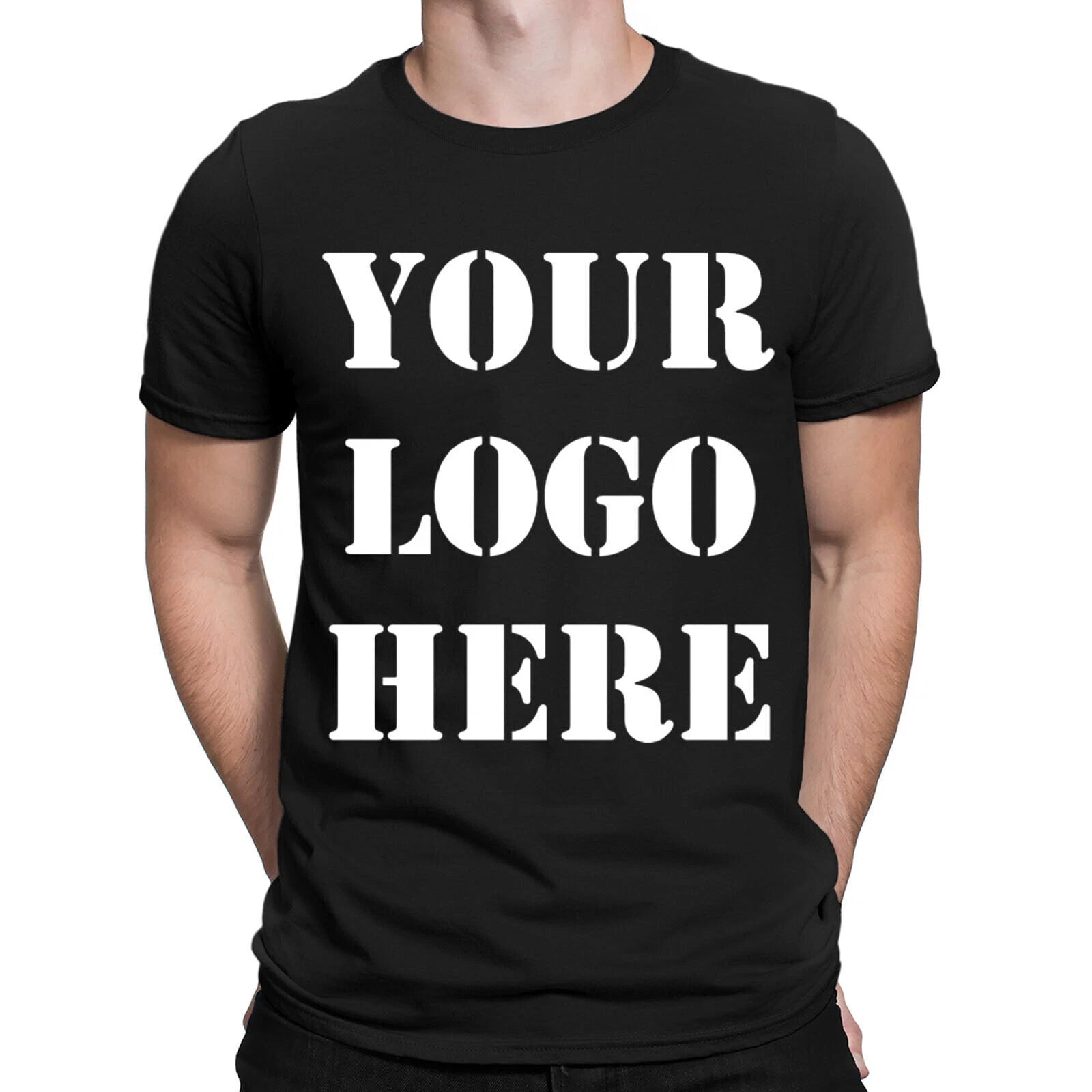 Personalised Any Business Company Logo Custom Mens Womens T-Shirts Tee Top #NED