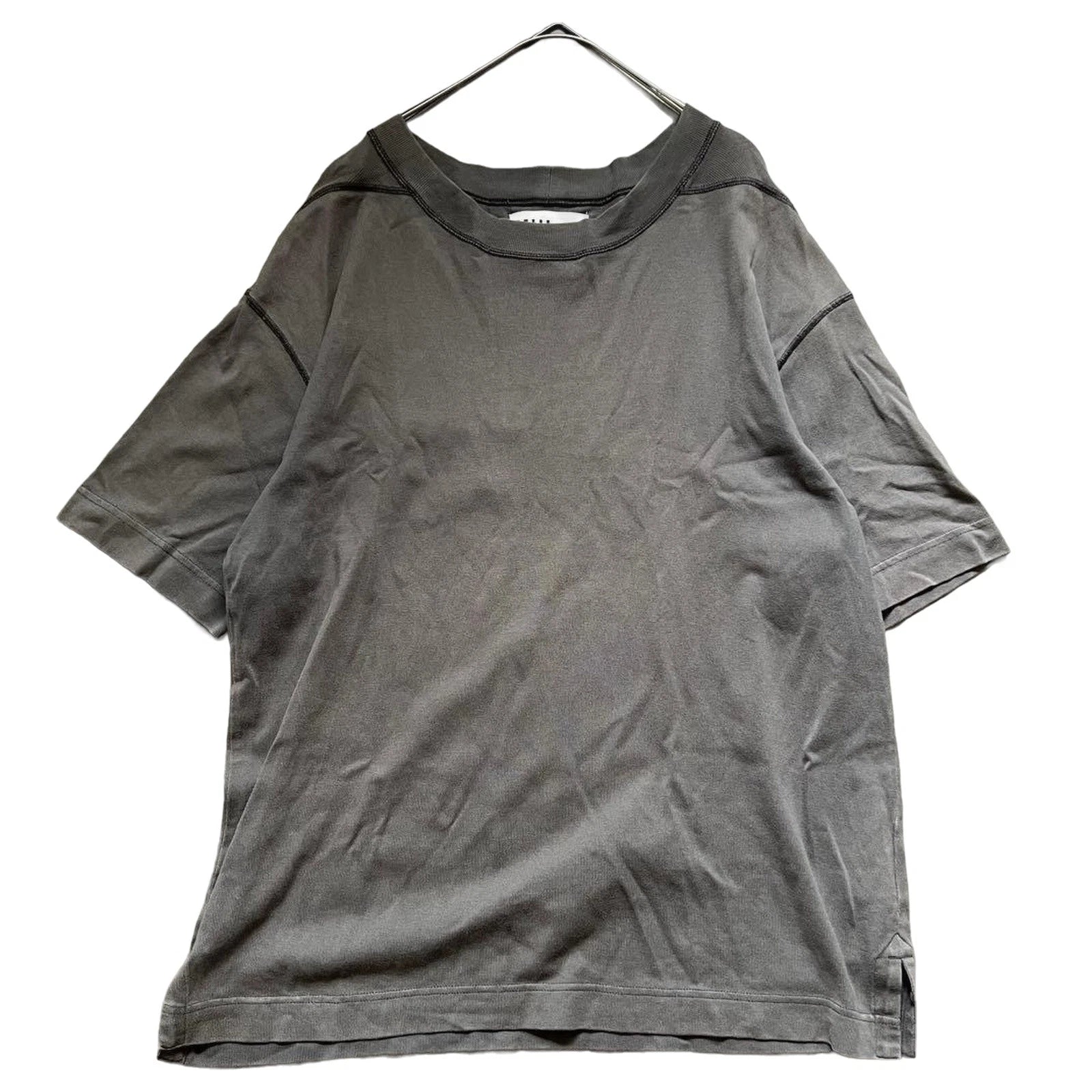 MHL. Oversize Wide Neck Tee Charcoal Gray L Margaret Howell Loose Fit F/S