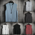 Modern Men's Solid Blank Sleeveless Muscle Tee Gym Tank Top Summer Collection