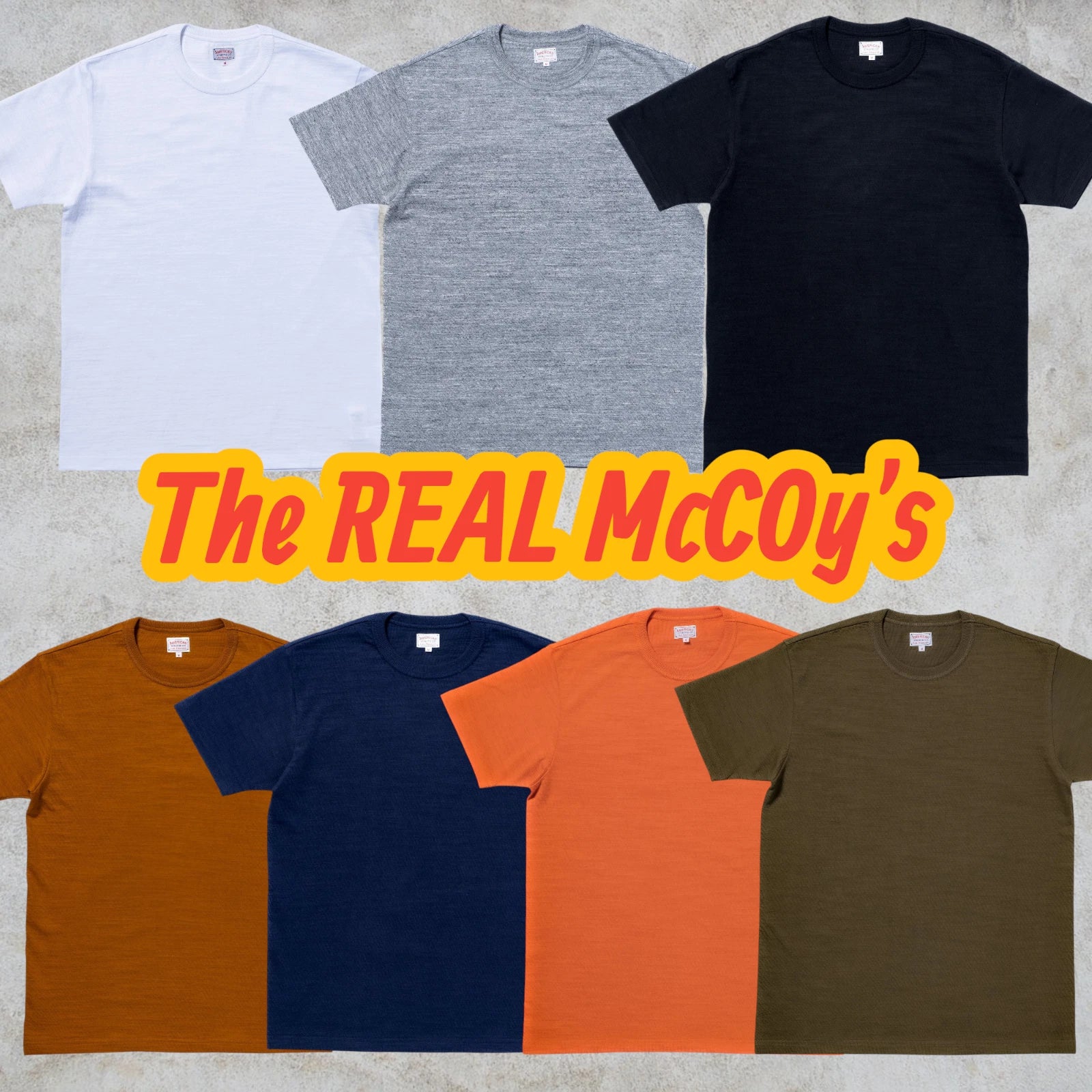 THE REAL McCOY'S JOE MCCOY ATHLETIC T-SHIRT LOOP-WHEEL MC19010 Japan NEW