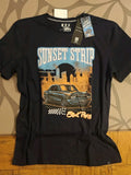 NWT New Tags MBX SUNSET STRIP Street Racer Black XL T Shirt Drift Party Approved