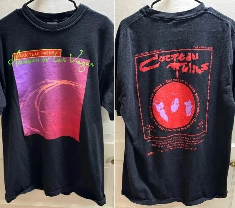 Cocteau Twins Band 2 Side Heaven Or Las Vegas Black Unisex T shirt Remake