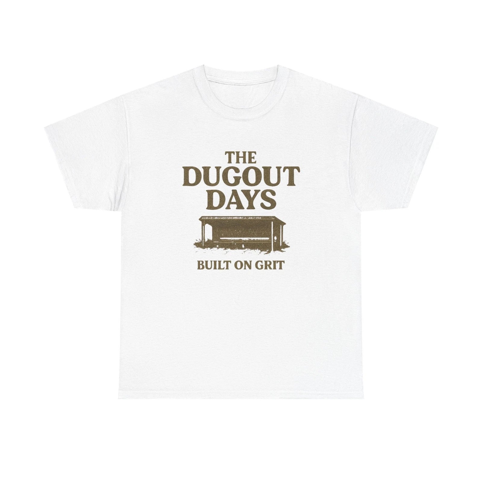 The Dugout Days Tee | Built On Grit Baseball Shirt