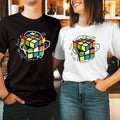 T-Shirt (146) Rubiks Cube World Maths Day School Kids Boys Girls Gift T Shirt