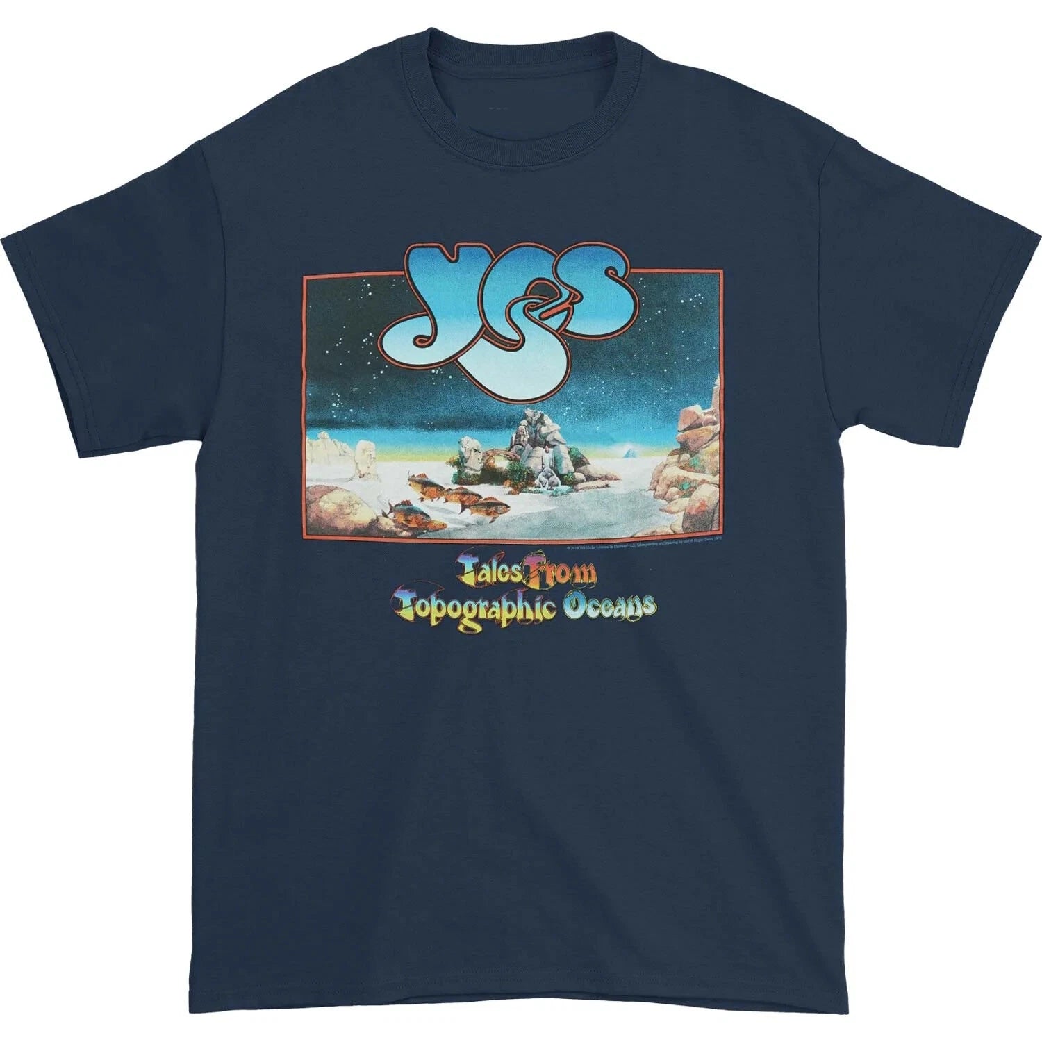 YES Band T-shirt - Album Tales from Topographic Oceans New - Band Tees