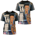 Betty Boop Esther Jones History African American Art Black History Month T-Shirt