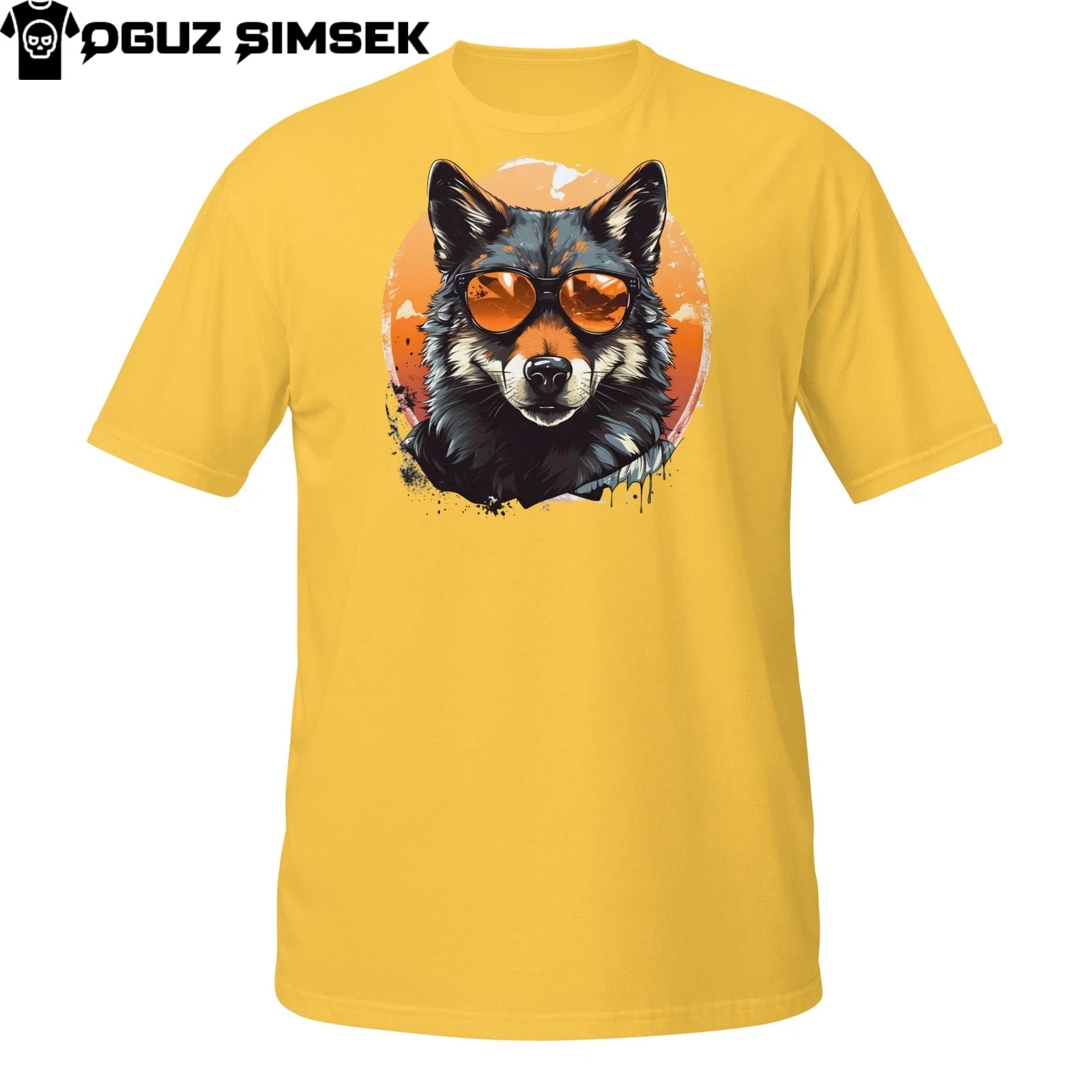 Streetwear Wolf T-Shirt – Cool Wolf with Shades Urban Graphic Tee
