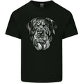 A Monochrome Rottweiler Dog Mens Light Cotton T-Shirt