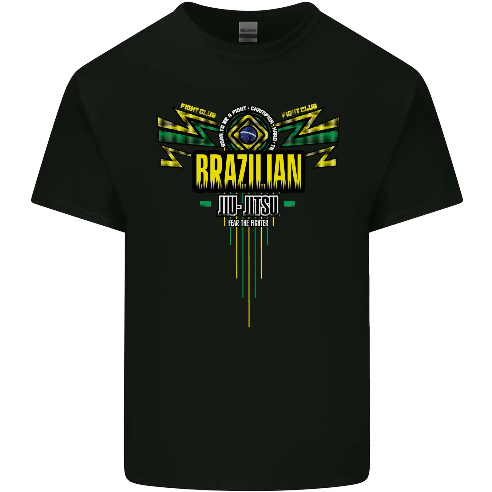 Brazilian Jiu Jitsu MMA Mixed Martial Arts Mens Light Cotton T-Shirt