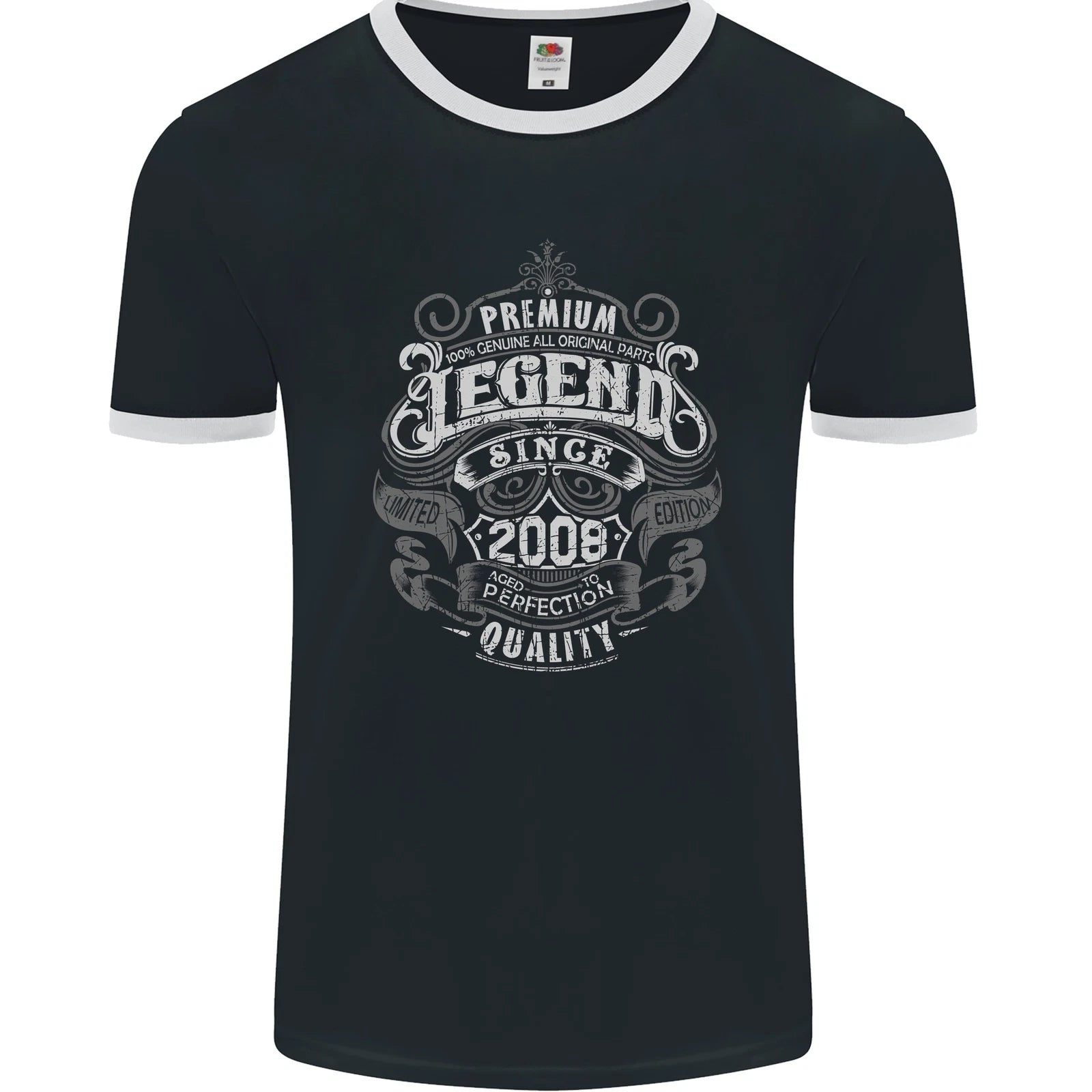 Premium Legend 18th Birthday 2008 Mens Ringer T-Shirt FotL