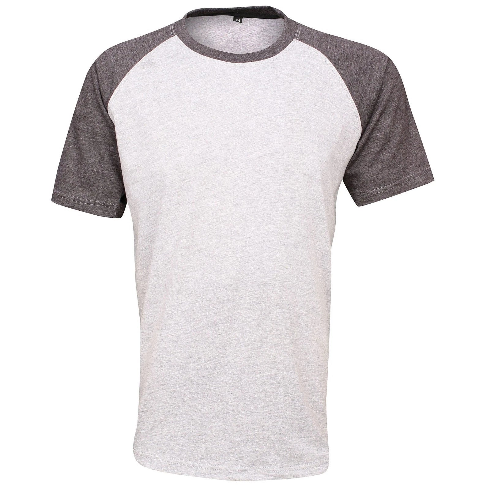 Top men's T-shirt S-XL gray blue black comfortable T-shirt round neck cotton DE.