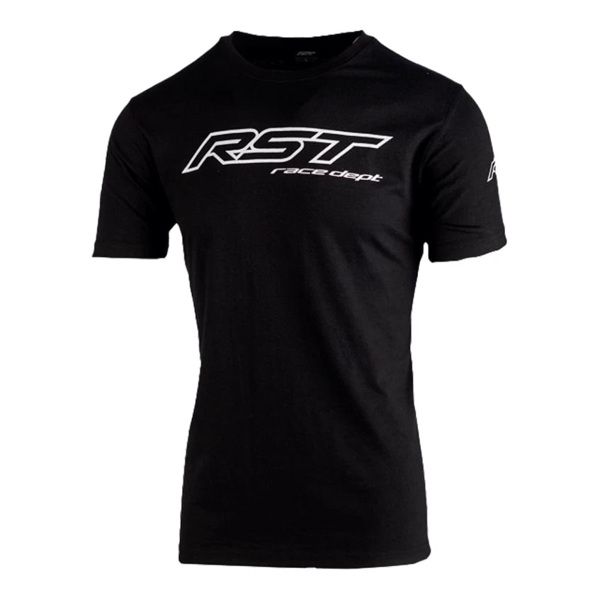 RST Race Department Logo T-Shirt Black/White Sports Urban Casual Men's Top