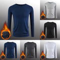 Everyday Use Long Sleeve Underwear 95% Polyester Applicable For Men Crew Neck