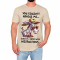 Funny Donkey Mens T-Shirt You Couldnt Handle Me Cute Cartoon Humour Gift