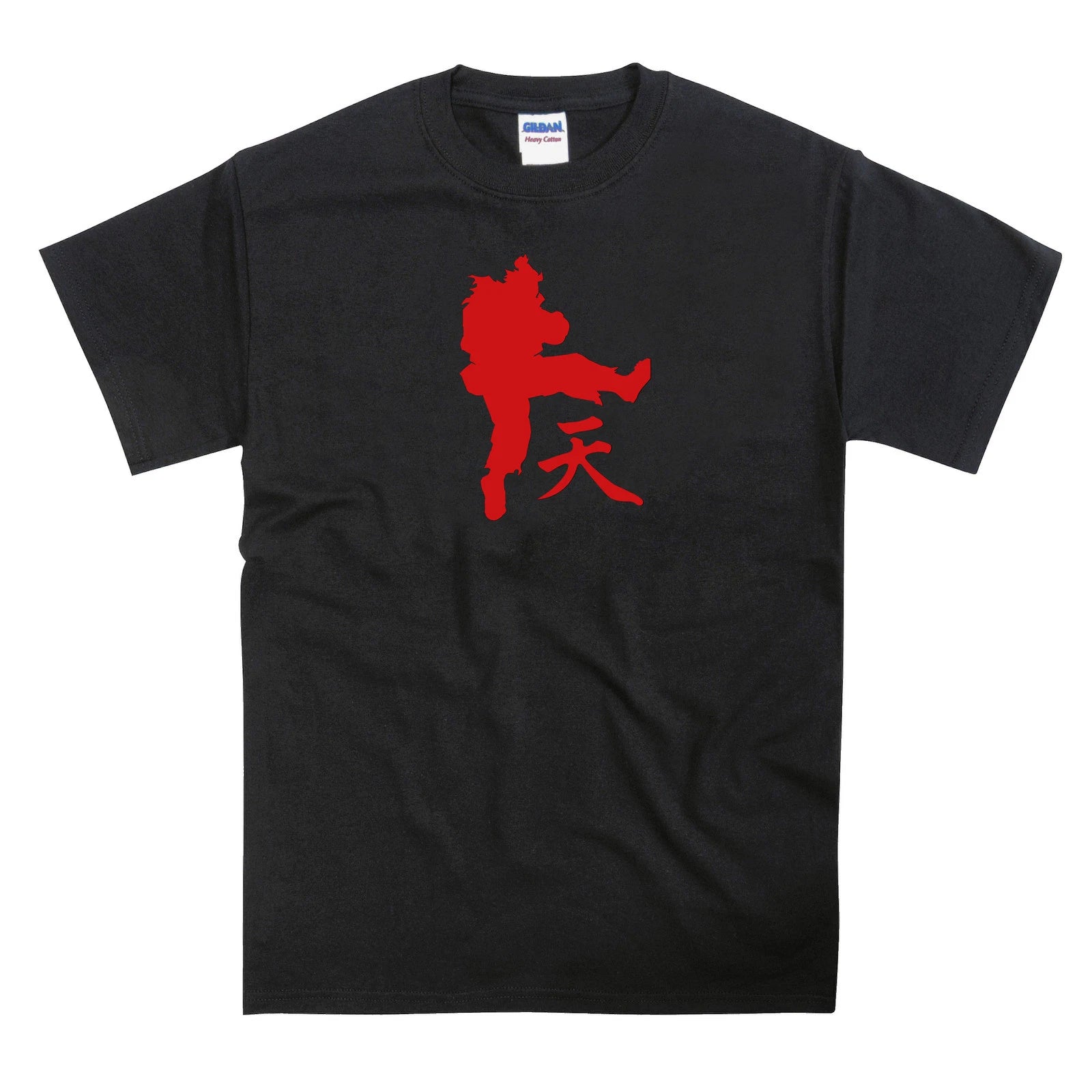 Akuma Gouki Inspired Street Fighter Infinity Symbol Kick T-Shirt