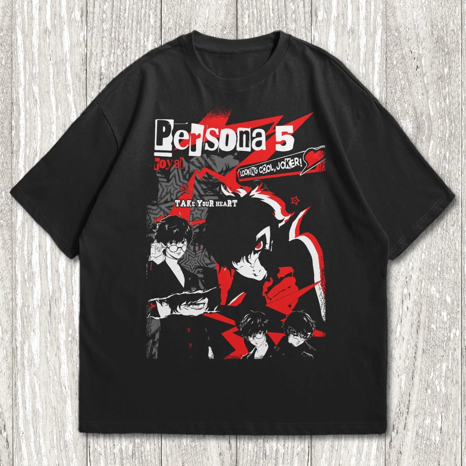 Persona 5 Royal Shirt, Joker Graphic Tee, Looking Cool Joker T-Shirt, JRPG Gamer