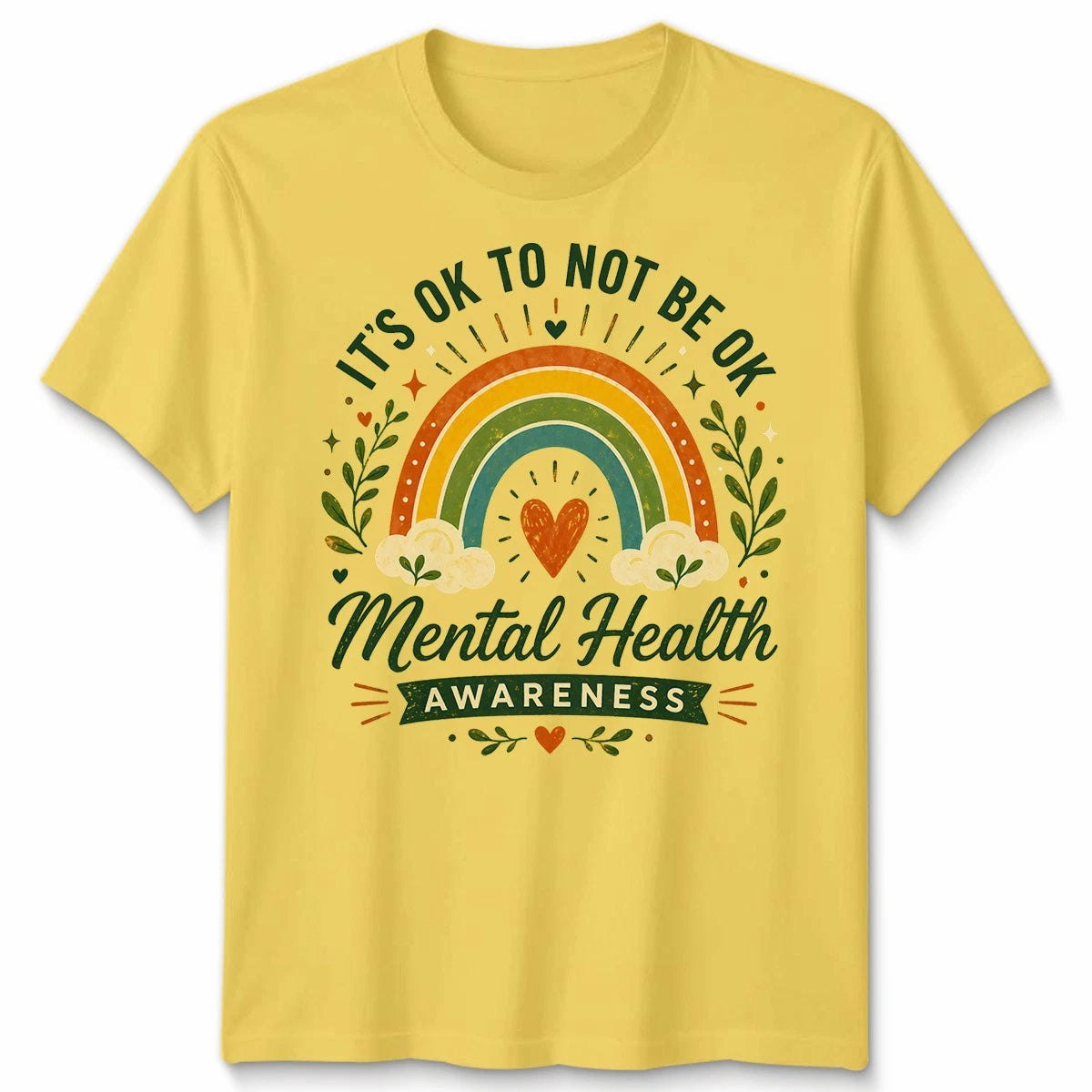 Mental Health Awareness 2026 Unisex T Shirt Mens Womens Tee Graphic Top