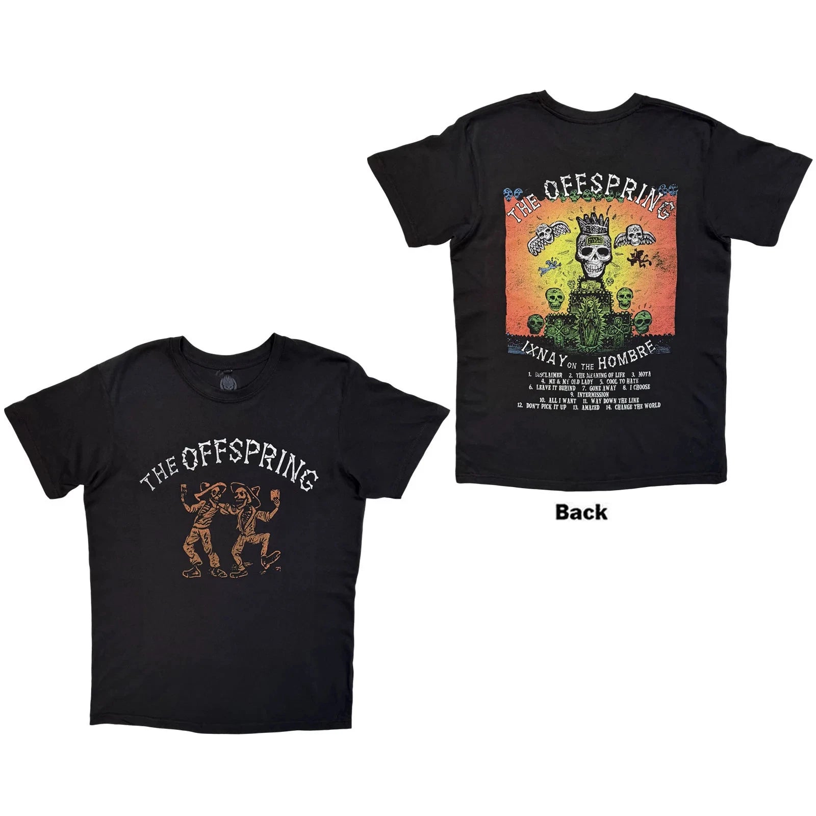 The Offspring  Premium Carbon T-Shirt: Ixnay On The Hombre (Black) (Back Print)