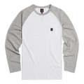 GENUINE Triumph Motorcycles Blackwell Long Sleeve T-Shirt White/Grey NEW