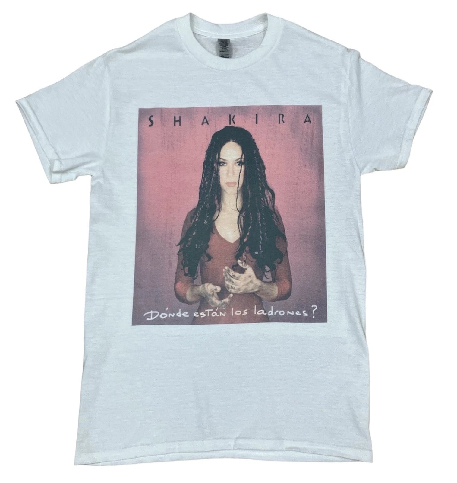 Shakira Colombian Singer and Songwriter Retro Vintage Graphic Design T-shirt