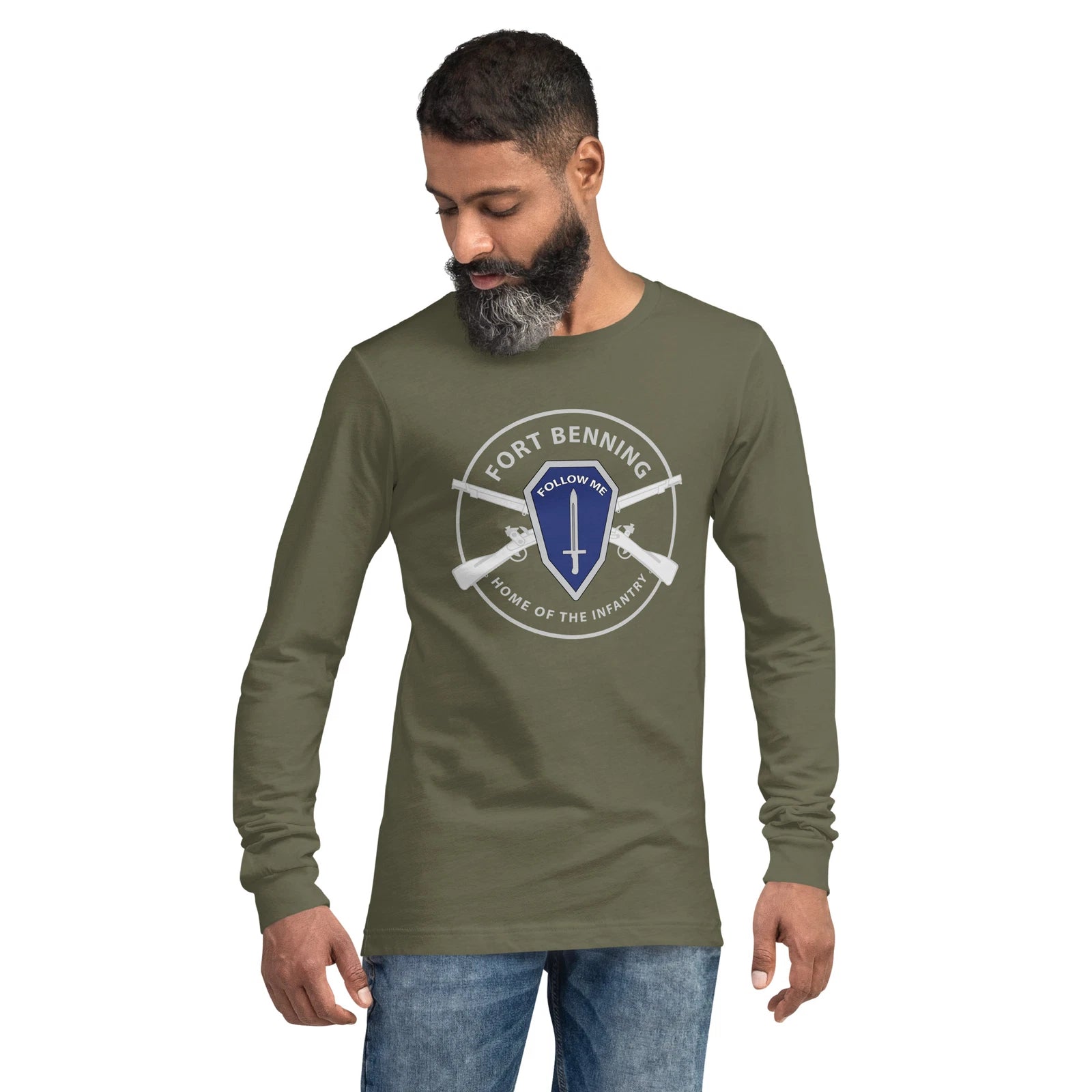 Fort Benning Infantry Unisex Long Sleeve Tee