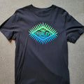 Hurley black and blue cotton tee