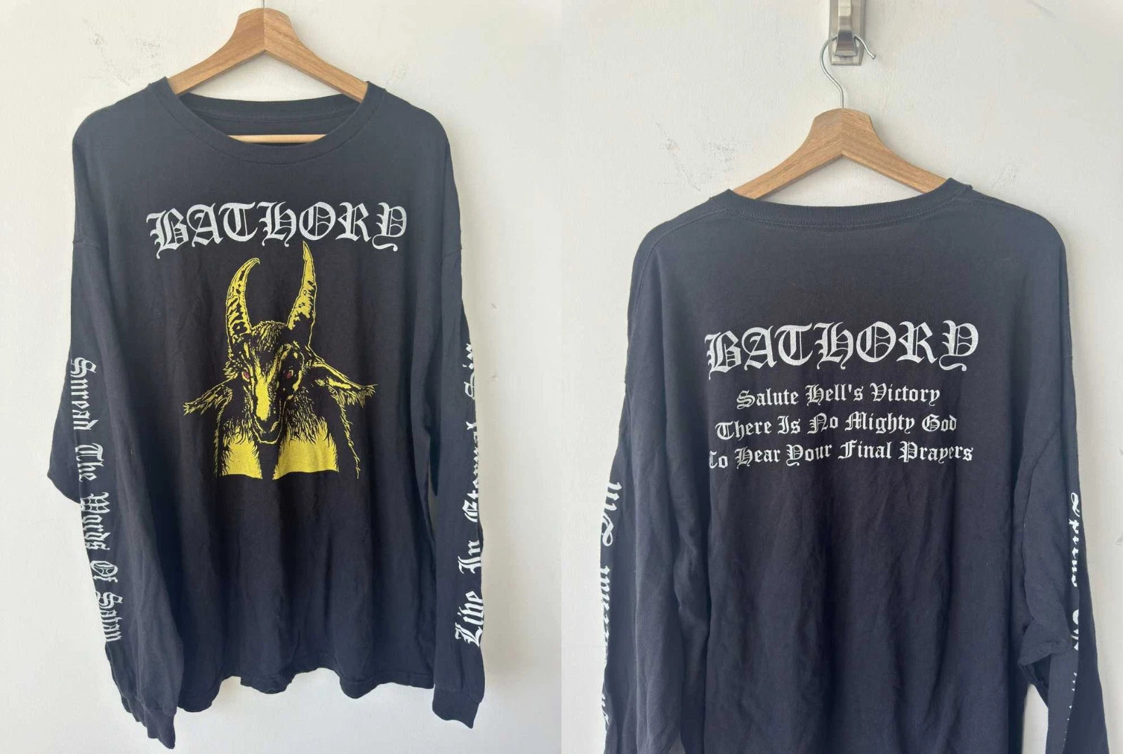 Vintage Bathory Long Sleeve Tee