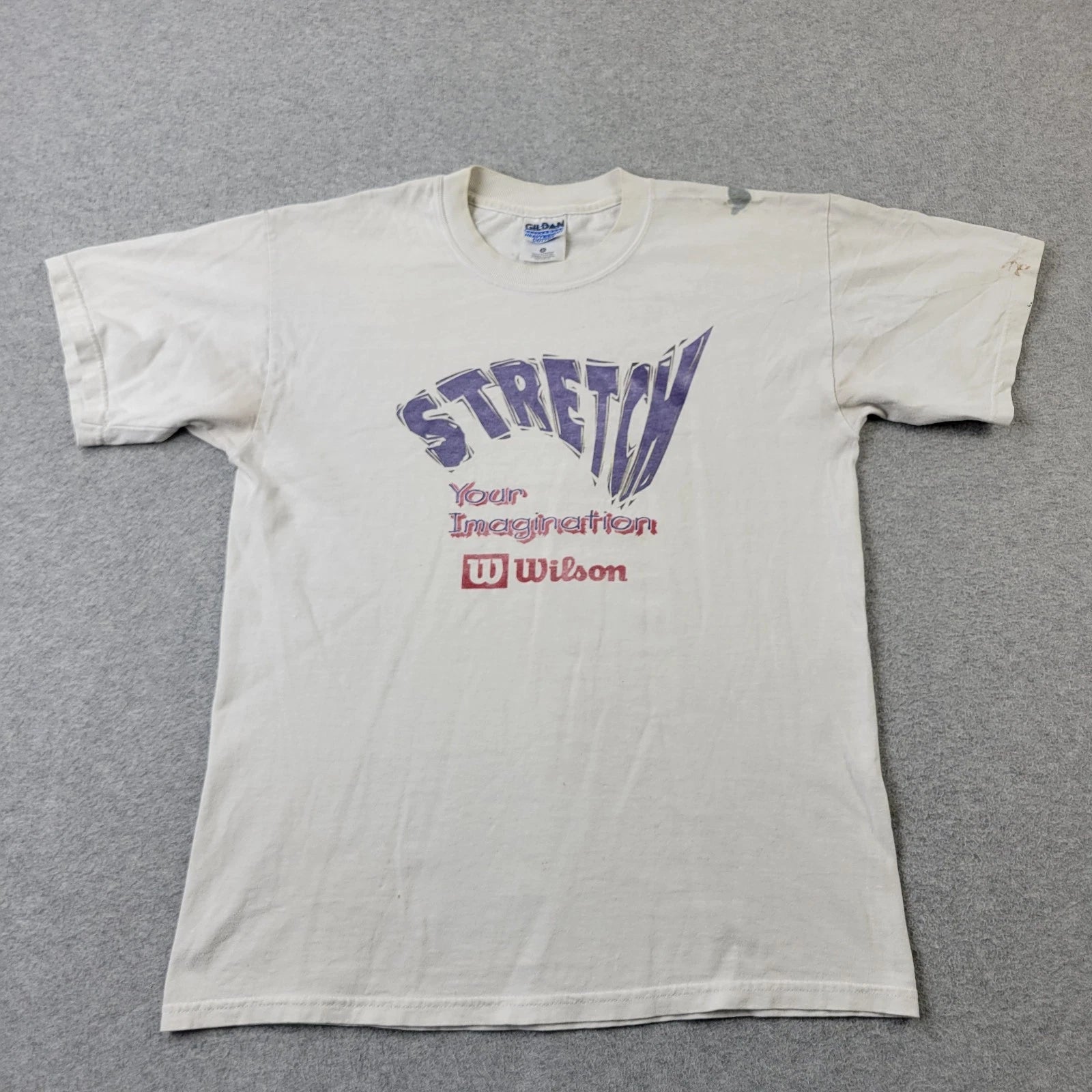 Wilson Racquetball VTG 90s Shirt Mens Medium Stretch Your Imagination Graphic