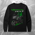 Kawasaki Versys 1100 2025-2026 for Riders fan - Long Sleeve T-shirt
