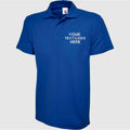 Custom Embroidered Polo Shirt Uneek UC101 Personalised Text Workwear Poloshirt T