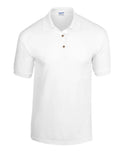 Custom Embroidered Polo Shirt Gildan Dryblend Personalised Text Workwear