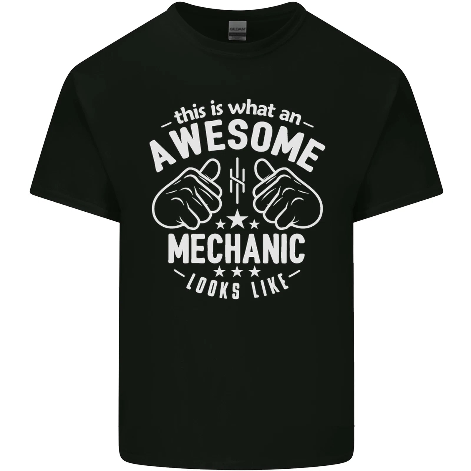 This Is What an Awesome Mechanic Looks Like Mens Light Cotton T-Shirt