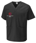 Personalised Custom Embroidered Scrub Tunic Department Name Heart Doctor Nurse