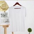 Men's V Neck Modal Stretchy Shirt Tops Short Sleeve Pullover Solid Sports Casual