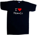 I Love Heart Peanuts V-Neck T-Shirt
