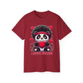Cute Panda Love Tee, Valentine's Day Gift, Adorable Cotton Shirt, Funny Unisex