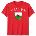 Wales Flag And Name Unisex Football T Shirt National Flag Welsh Design Tee