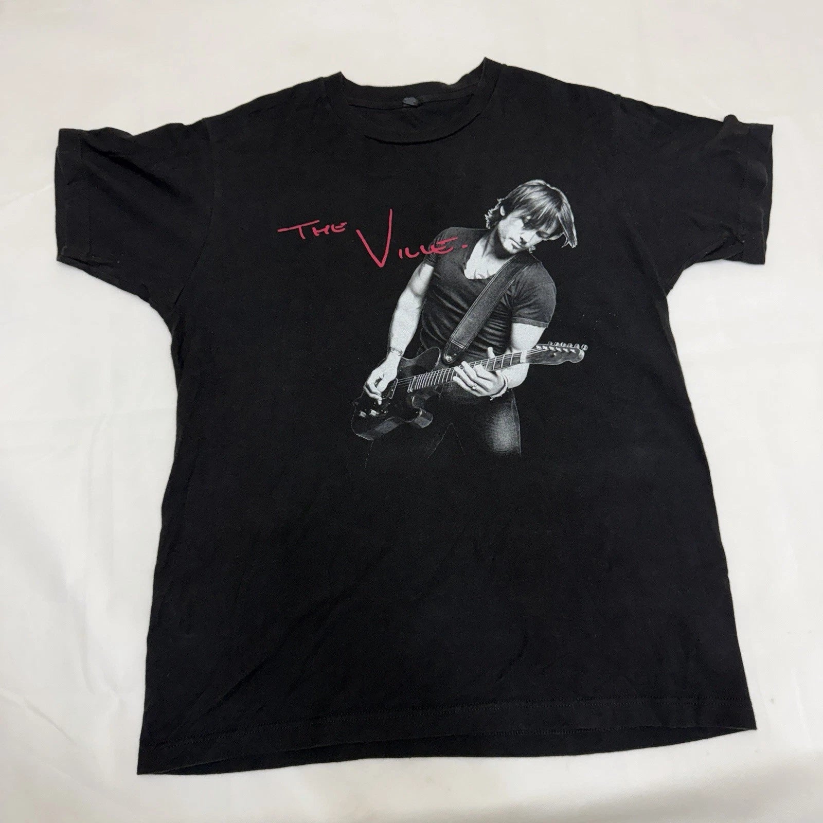 Keith Urban The Ville Black Tshirt Band Graphic Tee Size M